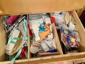 messy drawer