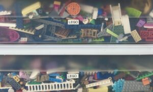 Bins of LEGO